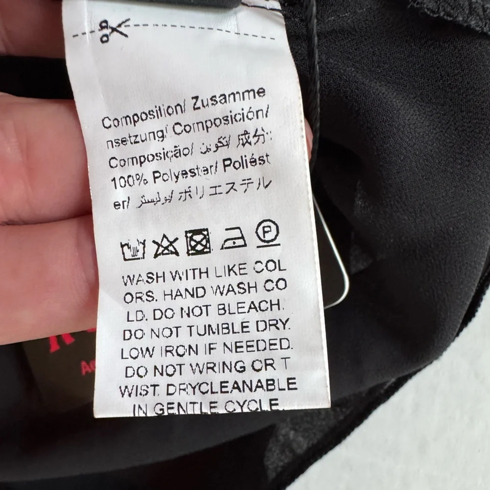 Y2K Romwe Babydoll Top Small Festival Dark Romantic‎ Fairy Grunge Feminine Black - Picture 8 of 9